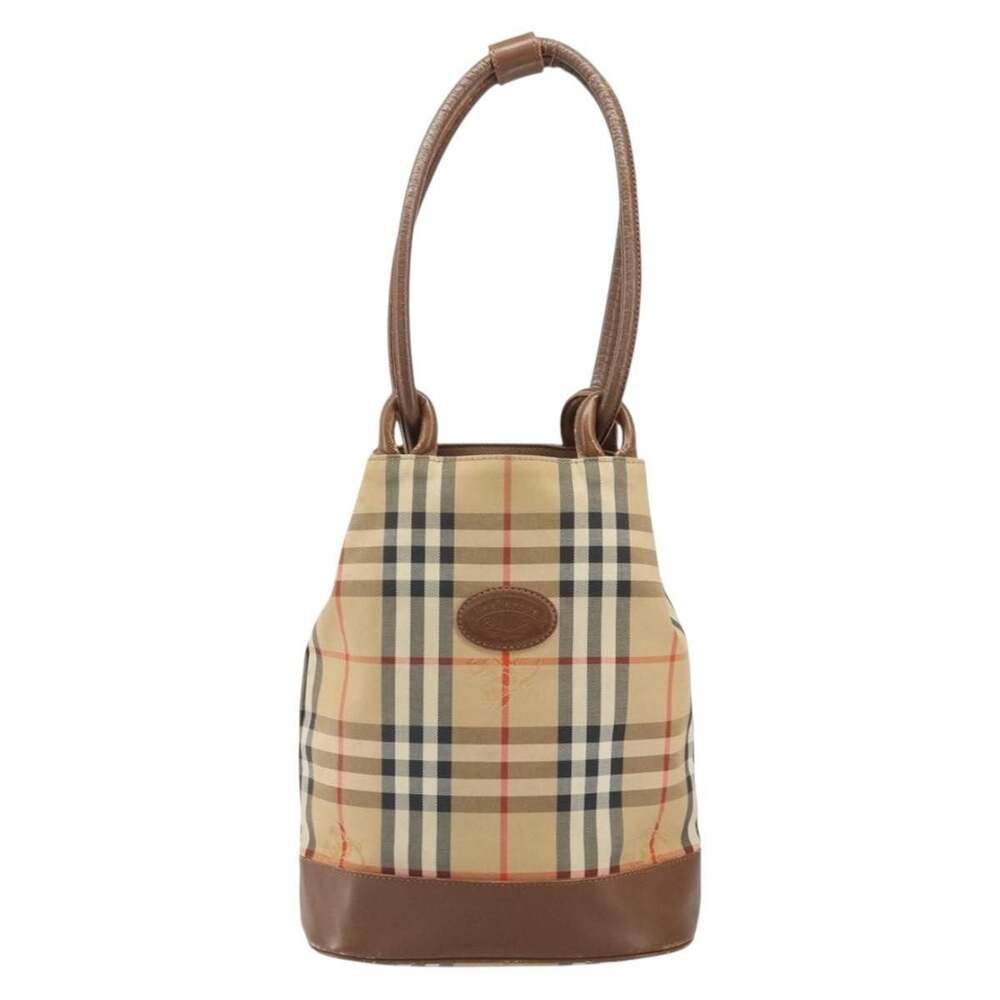 Burberry Nova Check Canvas Tote Bag Beige